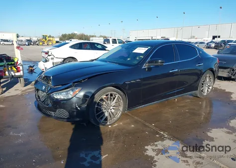 2017 Maserati Ghibli S z USA, uszkodzony, nr VIN ZAM57RSL6H1213114